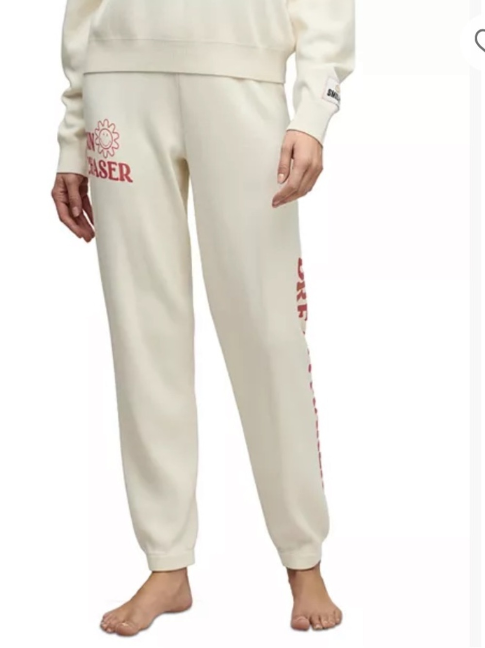 BAREFOOT DREAMS
Cozychic Ultra Lite® Cotton Smiley Sun & Stars Joggers size XS-S